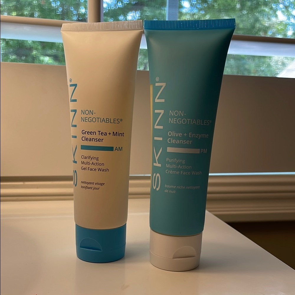 SKINN Non-Negotiables Cleanser Set - Morning and night